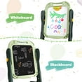 thumbnail image 3 of Huge Wave Easel for Kids, Drawing& Learning Board for Toddlers Girls Boys 3-5 Years, Adjustable Height, Blackboard(Chalkboard)& Whiteboard(Magnetic), Christmas Gifts for Girls Boys.(24.4"9.8"14.5"), 3 of 5