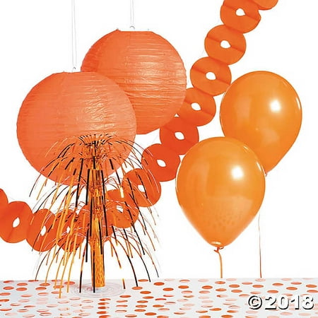 Orange Party Decorating Kit