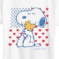 thumbnail image 3 of Peanuts - Snoopy Americana Heart Flag Short Sleeve Graphic T-Shirt, 3 of 6