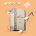thumbnail image 3 of 500 Pcs Heat Shrink Film Clear PVC Shrinkable Packaging Wrap Sealing Protector, 3 of 9