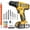 Yellow, variant on 20V MAX Cordless Drill Set with Battery & Charger, 280 in-lbs Power Drill Kit, 2-Speed (0-1400 RPM), 21+1 Torque, 3/8" Keyless Chuck, 30pc Drill/Driver Bits, LED Light for Wood/Metal/Concrete(Green)