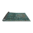 thumbnail image 2 of Ahgly Company Indoor Rectangle Medallion Light Blue Traditional Area Rugs, 8' x 12', 2 of 4