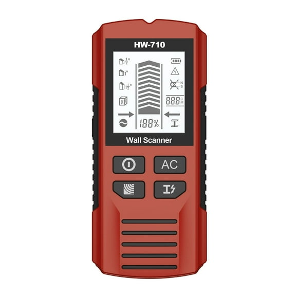 Electrical Tools 5 In 1 Wall Scanner with LCD Display for Stud Metal AC Wire Detection for DIY and Electrical Installations
