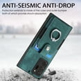 thumbnail image 2 of Compatible with Samsung Galaxy Note 20 Ultra Wallet Case with Card Holder, Premium PU Leather 360° Rotation Ring Holder Kickstand Shockproof Phone Case Cover for Galaxy Note 20 Ultra, Green, 2 of 6