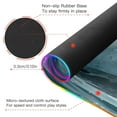 thumbnail image 4 of Wireless Charging Mouse Pad Large RGB Gaming Desk Mat 13 Light Modes Mousepad 35.4x15.7 Sea Wave, 4 of 6