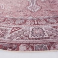 thumbnail image 4 of SAFAVIEH Tucson Basil Traditional Machine Washable Area Rug, 6' x 6' Round, Light Rust/Beige, 4 of 9