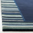 thumbnail image 5 of SAFAVIEH Martha Stewart Striped Border Wool Area Rug, Wrought Iron, 4' x 6', 5 of 7