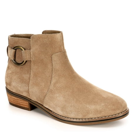 

Franco Fortini Womens Brayden Low Heel Ankle Boot Shoes Taupe US 5