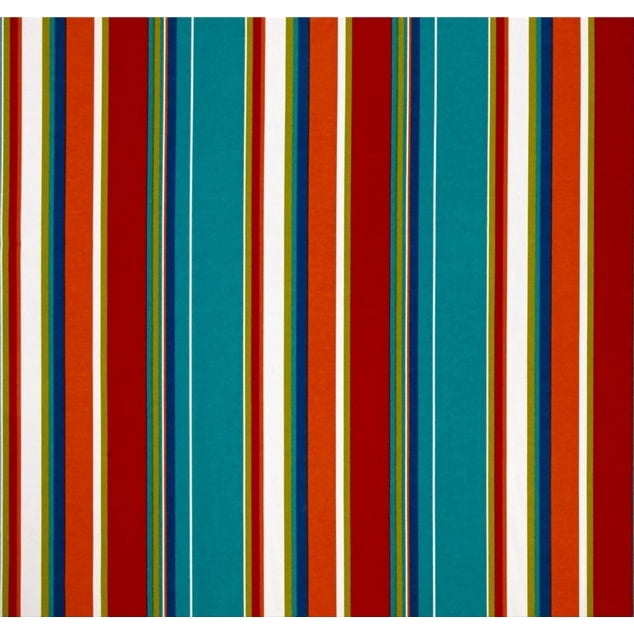 Jordan Manufacturing Outdoor Fabric By The Yard, Covert Stripe Fiesta