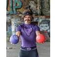 thumbnail image 5 of Costume Agent Dodgeball Purple Cobras Team Adult Halloween Costume Headband Shirt and Pants Set, 5 of 6