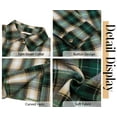 thumbnail image 4 of Fantaslook Plaid Flannel Shirts for Women Oversized Long Sleeve Button Down Shirts Blouses Tops, 4 of 8