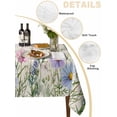 thumbnail image 2 of Spring Floral Table Cloth, Wildflowers Herbs Summer Botanical Vintage Waterproof Tablecloth for Square Tables, Reusable Washable Fabric Table Cover for Restaurant Kitchen Dining Tables 60"x60", 2 of 6