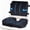 Black Seat Cushion & Lumbar Support Pillow, variant on Seat Cushion for Office Chair & Car - Memory Foam Coccyx Support Pillow with Non-Slip Cover, Sciatica & Lower Back Pain Relief,Ergonomic Seat Pad for Long Drives (Medium Firm-Black)