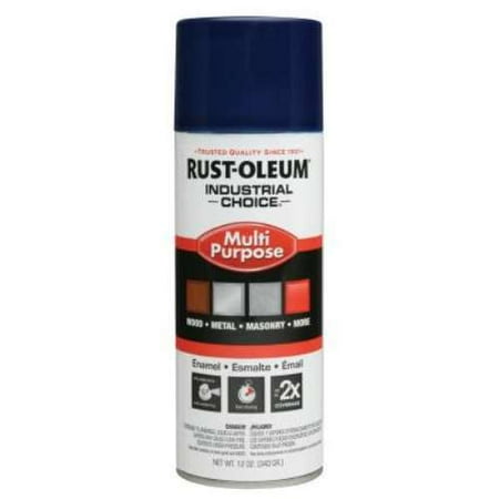 Industrial Choice 1600 System Enamel Aerosols, 12 oz, Regal Blue, High-Gloss Pack of 6