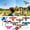 Black, variant on Butterfly Kite with Fishing Rod & Line, Easy to Fly Beach Kite, Dynamic Wing Outdoor Flying Toy, 2 Complete Sets for Family Fun Red