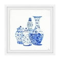 thumbnail image 2 of Marmont Hill Porcelain Blues Framed Painting Print, 2 of 3
