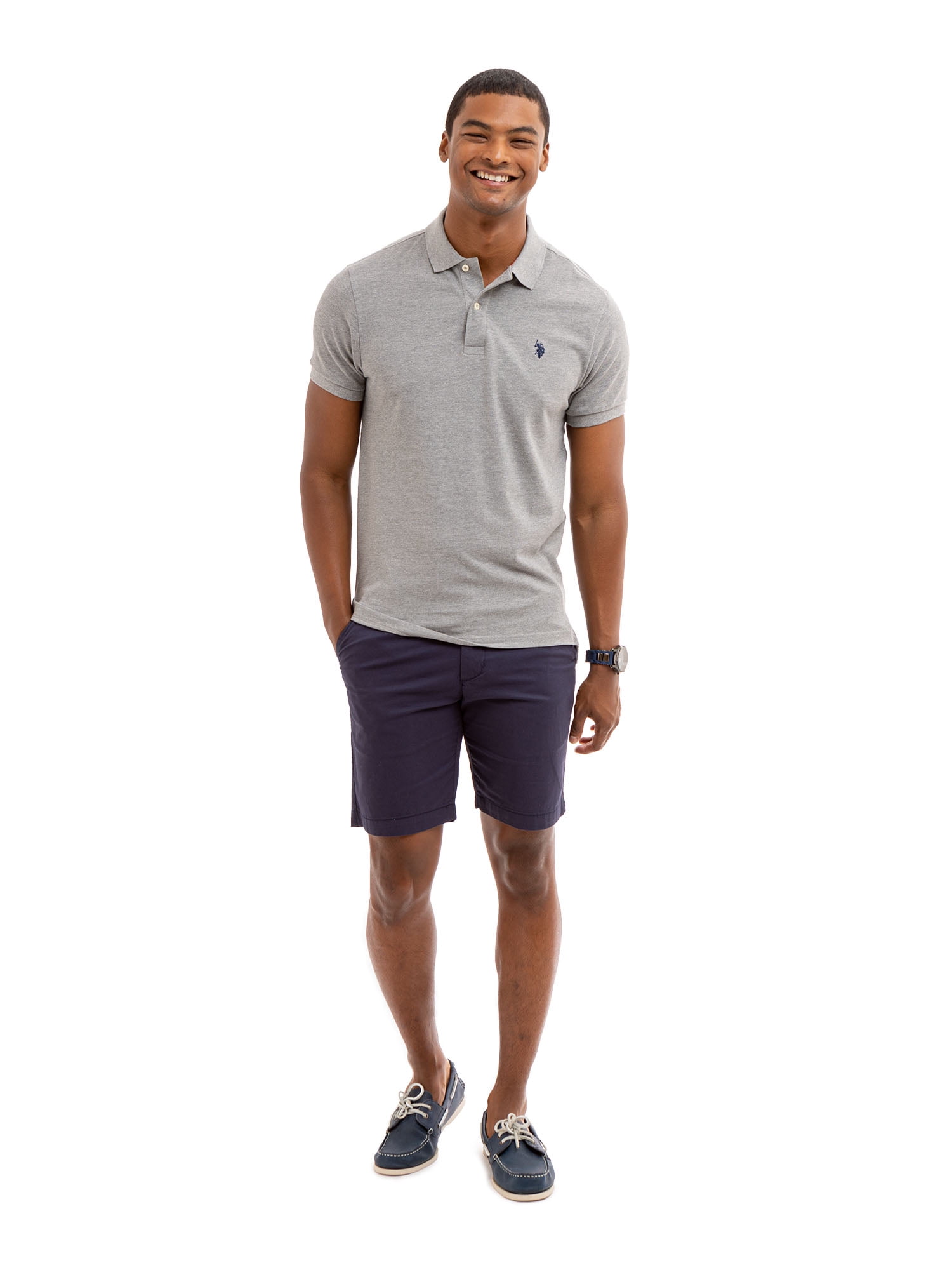 U.S. Polo Assn. Men's Slim Fit Pique Polo Shirt