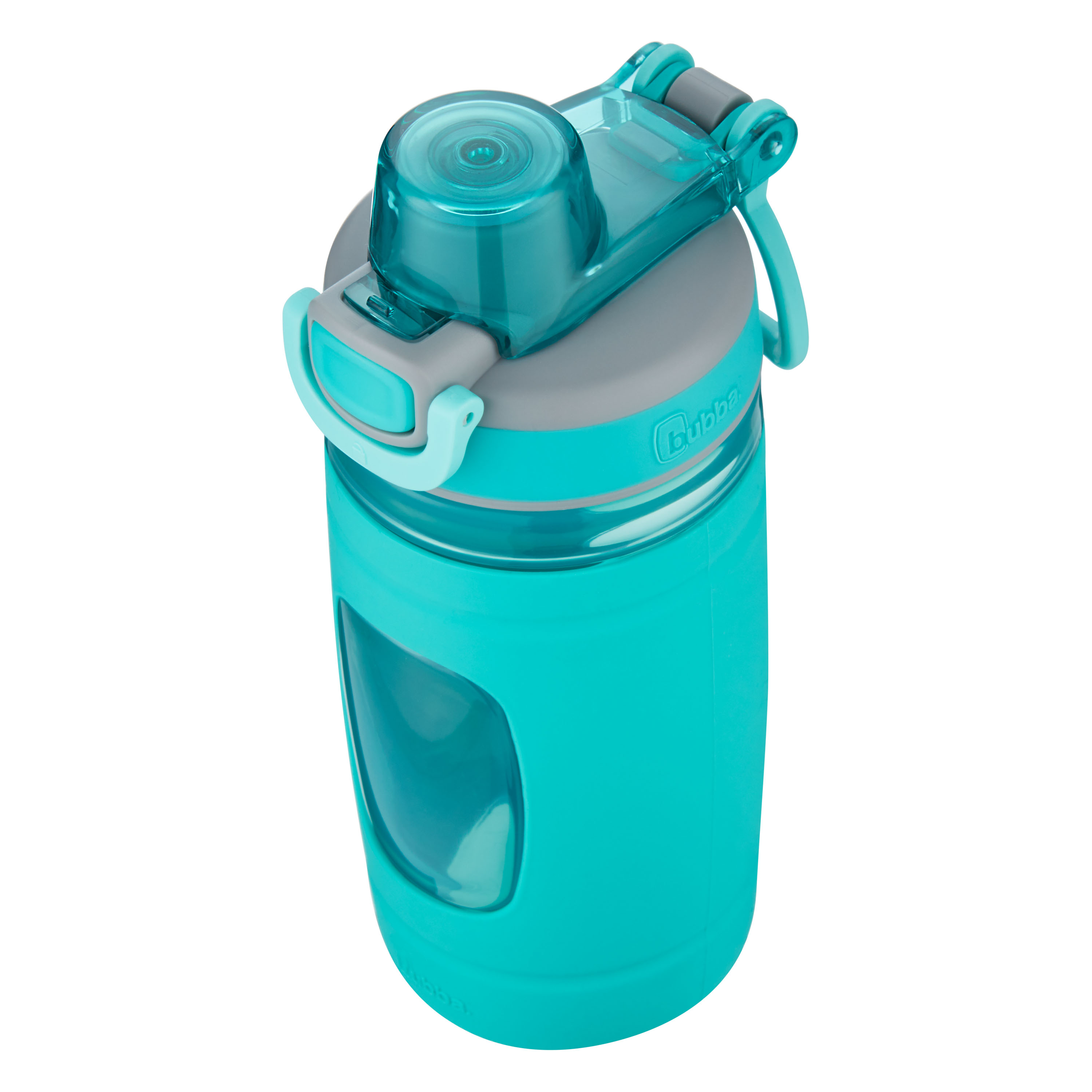 Bubba Flo Kids 16 oz Aqua and Gray Plastic Water Bottle with Wide Mouth Lid - image 6 of 6