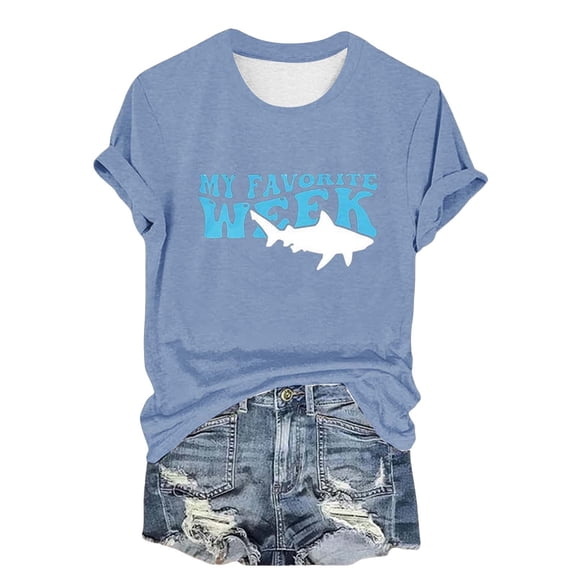 WCJM Womens Short Sleeve Tops Summer T Shirts Round Neck Causal Fashion Basic Tee Extra Long Short Sleeve T Shirts for Women Women's Short Sleeve T-Shirt