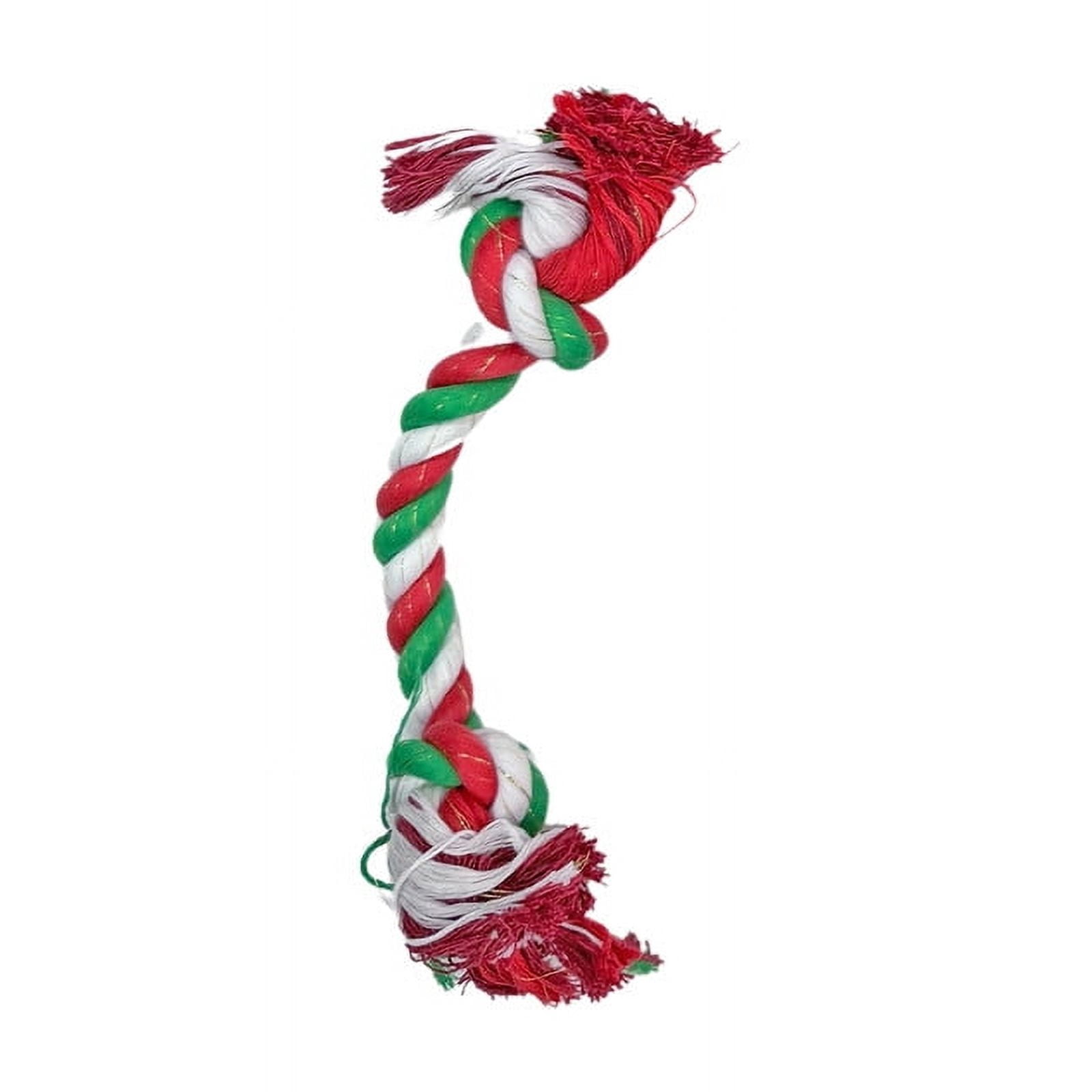 (2 pack) Vibrant Life Holiday 5-Piece Dog Toy Stocking Gift Set, Red, Chew Level 2