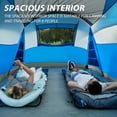 thumbnail image 2 of PORTAL 8 Person Camping Tent, Portable Cabin Tent for Family with Rainfly and Screen Porch, 20ft * 8ft * 74in, Blue, 2 of 6