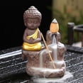 thumbnail image 3 of Monk Incense Holder,Monk Backflow Incense Burner Incense Burners Decor Backflow Incense Holder Seamless Integration, 3 of 12