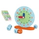 thumbnail image 5 of Reloj de madera Montessori para niños y niñas, materiales de enseñanza de la hora, juguete de madera para Educación Temprana, para contar la hora,, 5 of 9