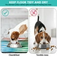 thumbnail image 2 of Dog Food Mat 16x24 Inch Pet Feeding Mat with Colorful Zebra Print, Durable Absorbent Waterproof Non-Slip Mat, Quick Dry, Easy Clean Featuring Rainbow Zebra and Modern Aesthetic Design, 2 of 2