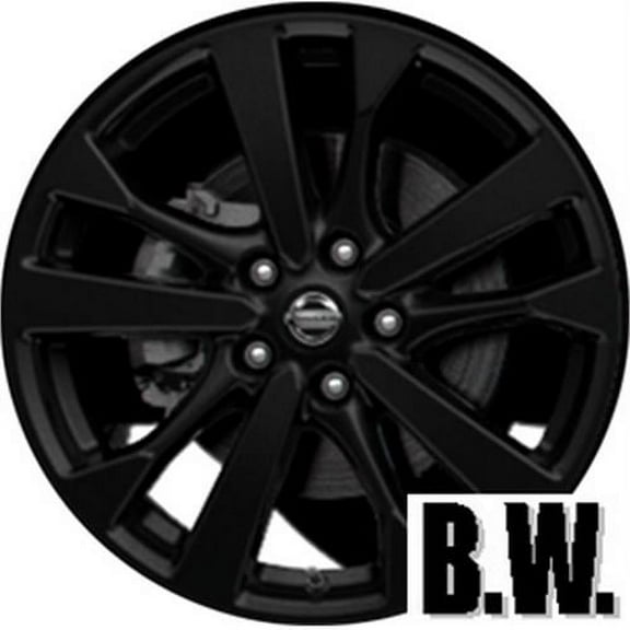 18x7.5 in Wheel for Nissan ALTIMA 2017-2018 Black Reconditioned Aluminum Rim