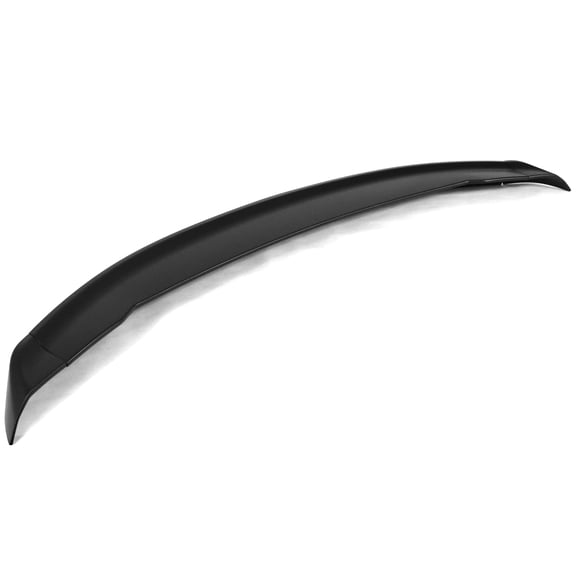 Ikon Motorsports Trunk Spoiler Compatible With 2016-2024 Chevrolet Camaro Matte Black ABS Plastic Factory Style Rear Spoiler Wing