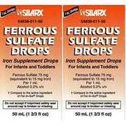 Ferrous Sulphate Iron Supplement Drops for Infants 1.66 oz (Pack of 2)