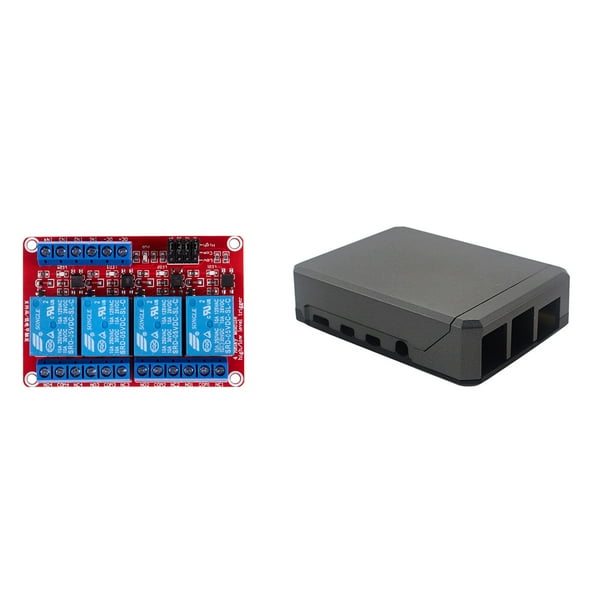 5V High / Low Level with Trigger OptoIsolator 4 Channels Power Relay
