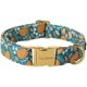 thumbnail image 1 of wonima02 Dog Collar Green Pumpkin Flower Metal Buckle Durable Puppy Collar Halloween for Small Medium Large Boys Girls Dogs, 1 of 1