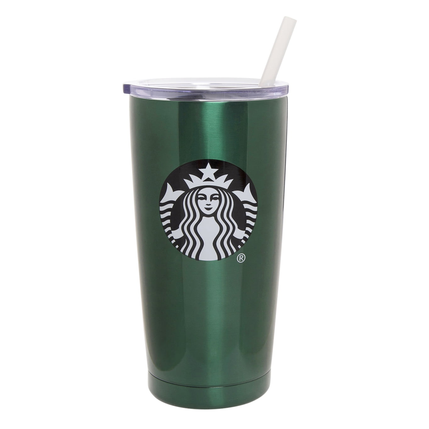 Starbucks Stainless Steel Chiseled Tumbler Green 16 Oz Cold Cup Double Wall 