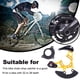 thumbnail image 5 of Guía de cadena de bicicleta Disco único Aleación de aluminio Drop Catcher Ciclismo Placa ligera Marco Protector Conjunto Accesorio Oro seitruly OD002639-03B, 5 of 7