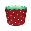 Candy Pink Polka Dot Baking Cups Pkg/12