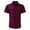C67/Wine, variant on Rggeeun Men's Shirts Button Sleeve Business Solid Color Casual Male Affairs Short Shirt Turn-Down Men Shirts Regular Fit Dress Shirt Tops