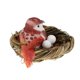 thumbnail image 3 of do De Aves De Artificial + Pájaro De Espuma 2pcs Huevos De Aves Para Decoración Del Jardín Del Hogar Macarena Ornamento del jardín al aire libre, 3 of 8