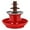 Red1, variant on Chocolate Fountain, Ongmies 3-Tier Electric Fondue Set with Plates for Home Party, Christmas & Birthday, 3-Tier Party Fountain with Fruit Plate