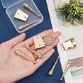 thumbnail image 3 of 3Pc Iron Bolo Tie Slide Clasps with 6Pc Alloy Cord Ends for Bolo Tie Making Light Gold 30~52x25x9.5~11mm Hole: 2.5mm Inner Diameter: 3.5~5.5x5.5~17mm, 3 of 7
