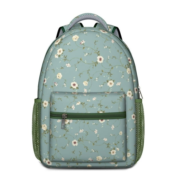 Country Style Floral Waterproof Backpack - Lightweight School Bag for College Students