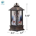 thumbnail image 6 of Deago 5.1" Tall Vintage Santa Claus Flameless Lanterns with LED Candle For Christmas Ornaments Decor Home Party Patio Decorative, 6 of 6