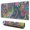 Blue Pioneer Flower-1, variant on Long Mouse Pads for Desk,Blue Pioneer Flower and Paisley Pattern Desk Mats on Top Of Desks, Desk Mouse Pad Extra Large with 3mm Non-Slip Base and Stitched Edge for Gaming,Office,Work,Home 31.5"x11.8"
