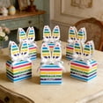 thumbnail image 7 of LEFTHIGH Home Hand Folding Cute Rabbit Colorful Gift Box Easter Packaging Paper Box for Candy 10 per Pack 13.5x8x5.5 cm Home Goods, 7 of 7