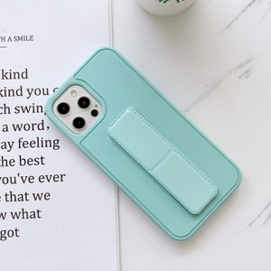 Dossier téléphonique, EDHITNR Poignée de protection pour 12 Pro Max 6.7 Inch, compatible charge sans fil PC Couverture du dos dur avec support de poignée anti-rayure