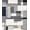 Gray, Pattern 2, variant on ODIKA 4'x6' Machine Washable Non-Slip Area Rug, Vertex Artistic Grey Abstract Geometric Blue High Traffic Rug, Blue, 106880