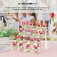 thumbnail image 2 of Nyidpsz 4 Tier Acrylic Risers Display Stand Tiered Shelf Clear Tiered Display Organizer Display Riser Stand Easy to Assemble Tiered Display Stand for Toy Jewelry Cosmetics Dessert, 2 of 6