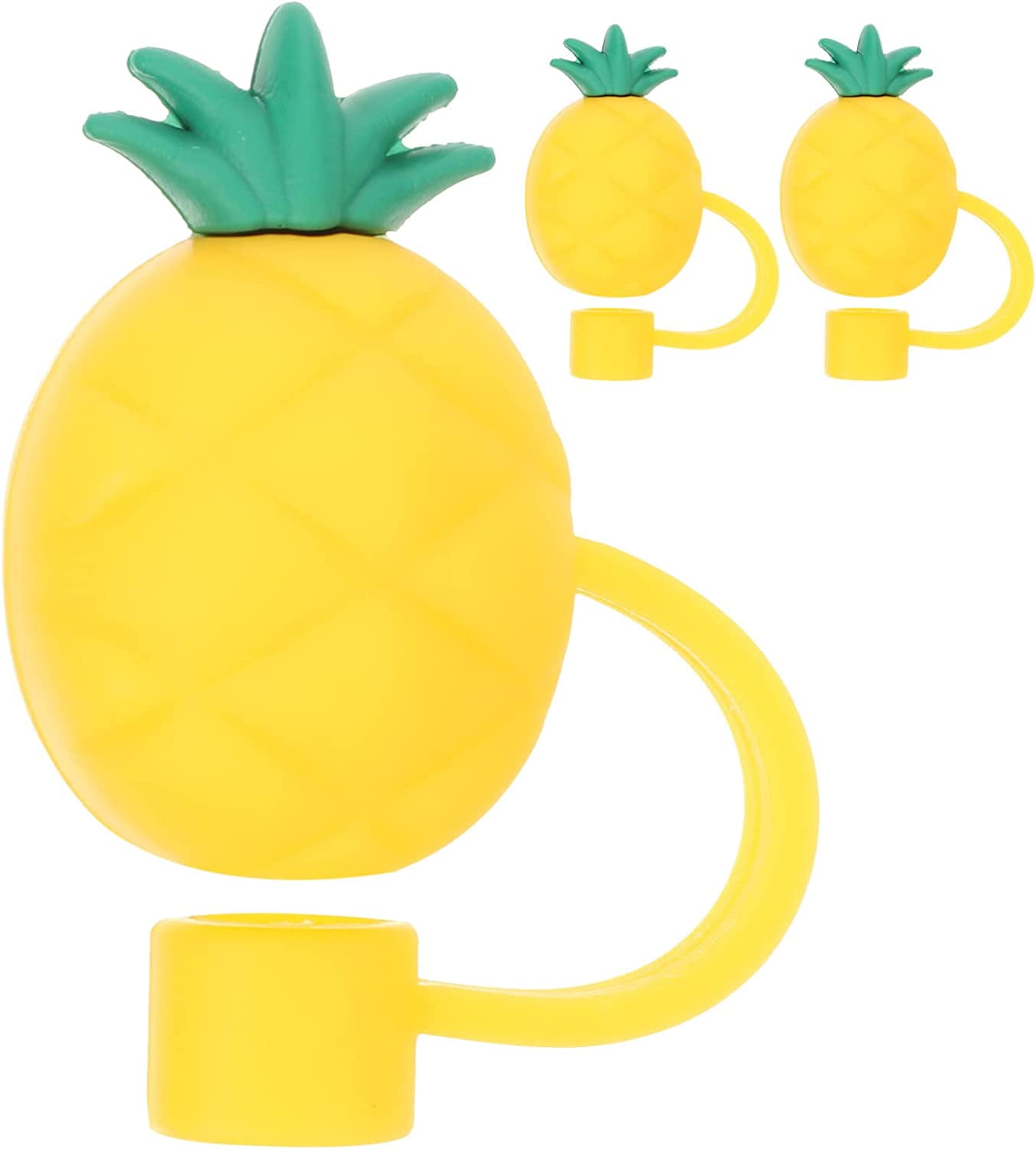 Reusable Silicone Straw Tips Covers - Lovely Flower & Fruit Shapes -  Perfect For Drinking! - Temu