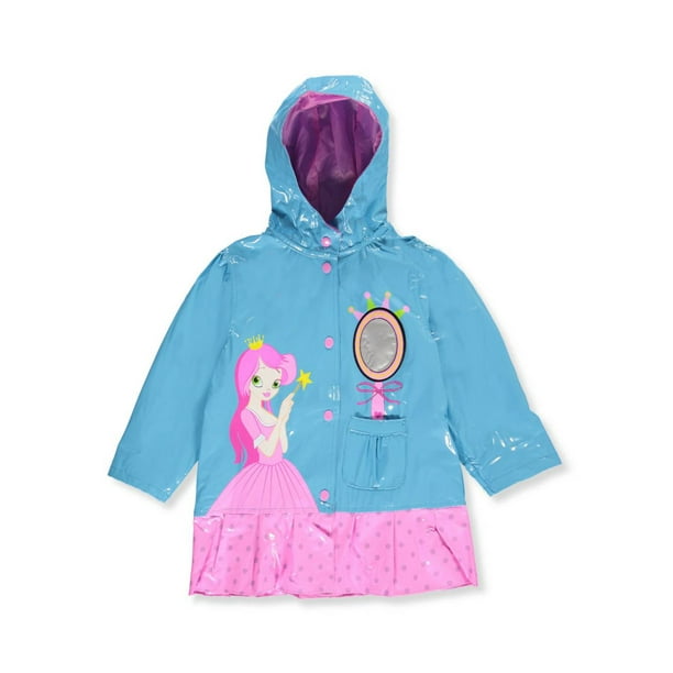 WIPPETTE KIDS Little Girls' "Fairest Princess" Rain Jacket (Sizes 4