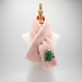 thumbnail image 2 of Meresysid Boys And Girls' Scarves For Christmas Cute Thick And Warm Scarves Pink, 2 of 4